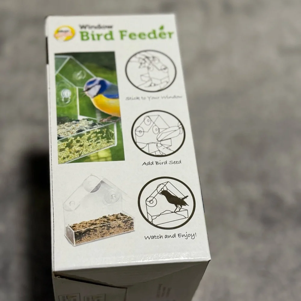Clear Window Bird Feeder by Ideas in Motion
